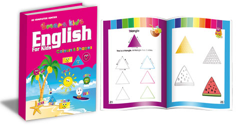 تعليم اللغة الانجليزية للاطفال من 2 الى 5 سنوات| كتاب الاشكال والالوان